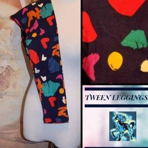 LuLaRoe tween leggings multicolor